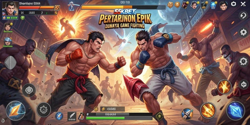 Screenshot dari gameplay Fighting yang seru dan mengesankan.