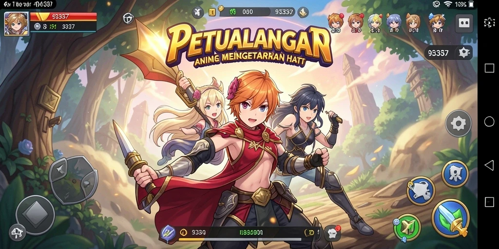 Tampilan gameplay menawan dari 93337 yang penuh aksi.