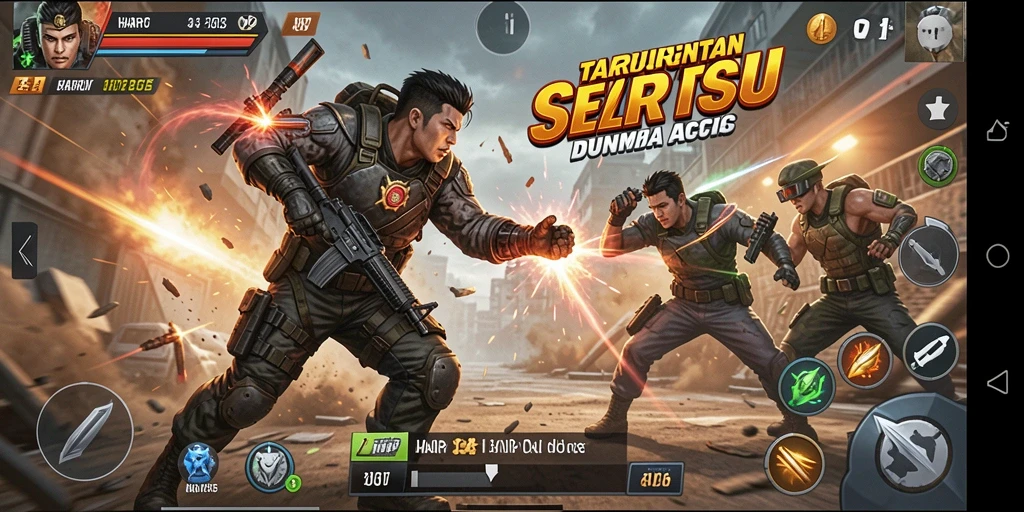 Screenshot utama HARAPJP menampilkan pertarungan seru dan aksi mendebarkan.