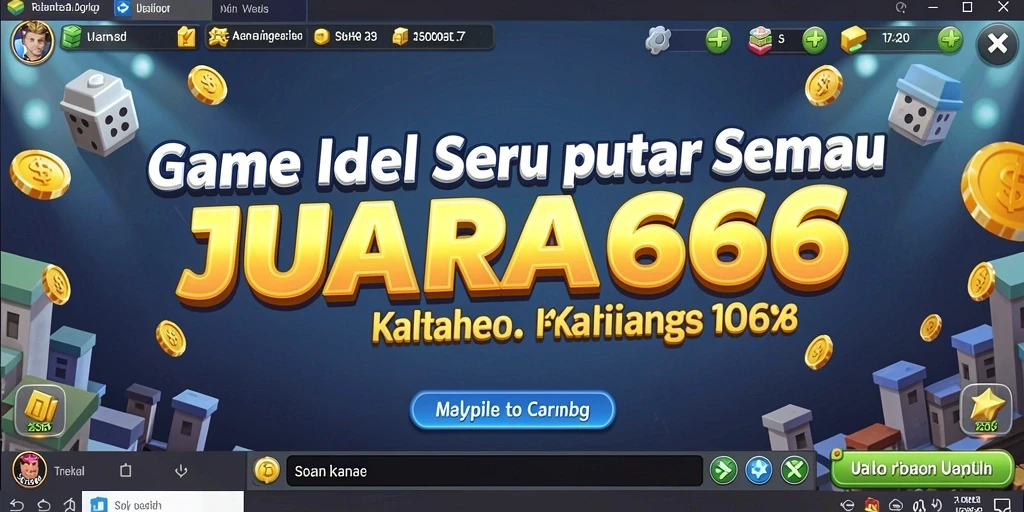 Tampilan gameplay JUARA666 yang menarik dan interaktif.
