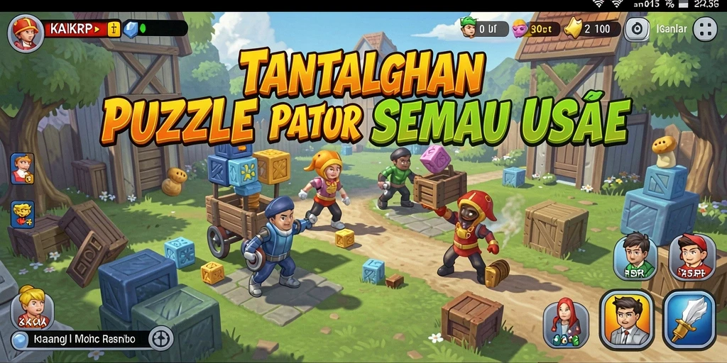 Tampilan gameplay KAKRP yang seru dan menantang.