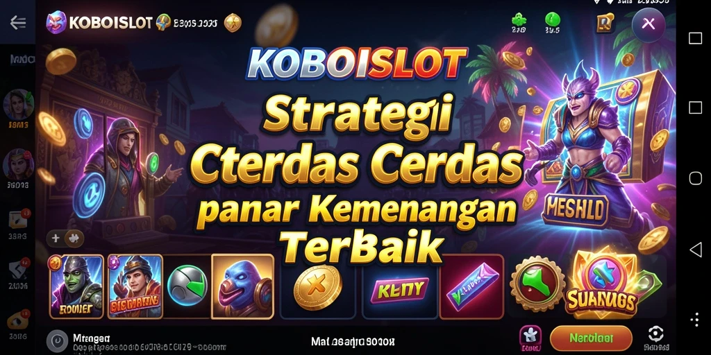 Tampilan gameplay menarik dan mekanisme strategis KOBOISLOT.