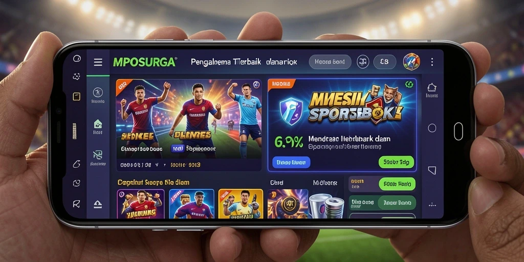 Tampilan utama MPOSURGA yang menarik dengan berbagai pilihan taruhan.