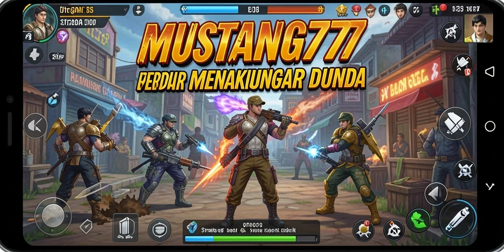 Tampilan gameplay MUSTANG77 yang mendebarkan dan penuh strategi.