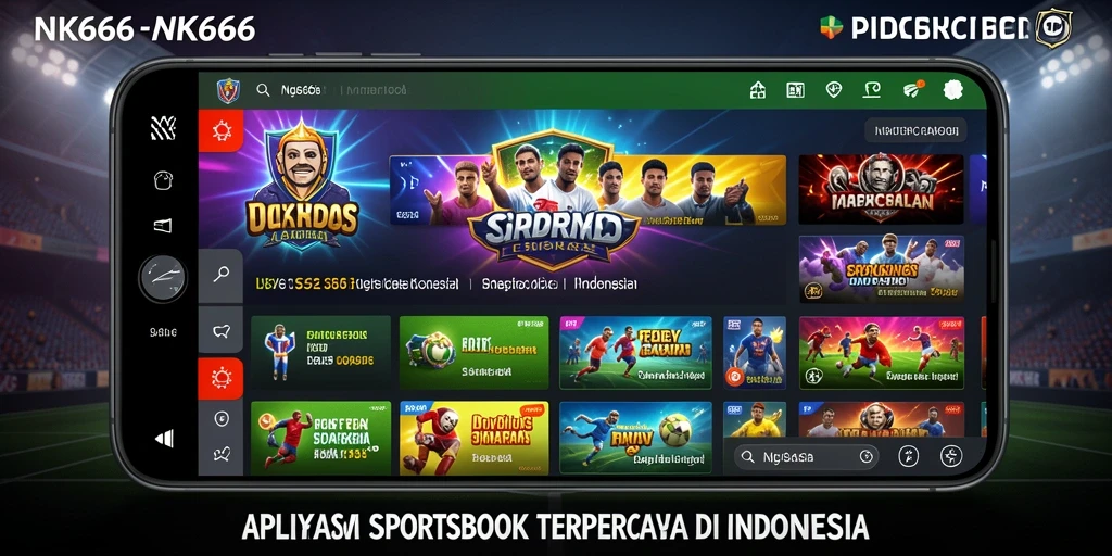 Tampilan utama gameplay <strong>NK666</strong> dengan berbagai pilihan taruhan olahraga.
