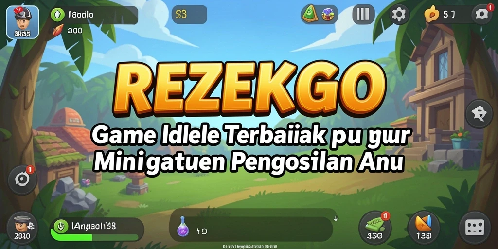 Tampilan gameplay Idle yang menarik dalam REZEKIGO.