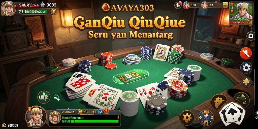 Tampilan gameplay menarik dari SAVAYA303 yang menunjukkan momen QiuQiu.