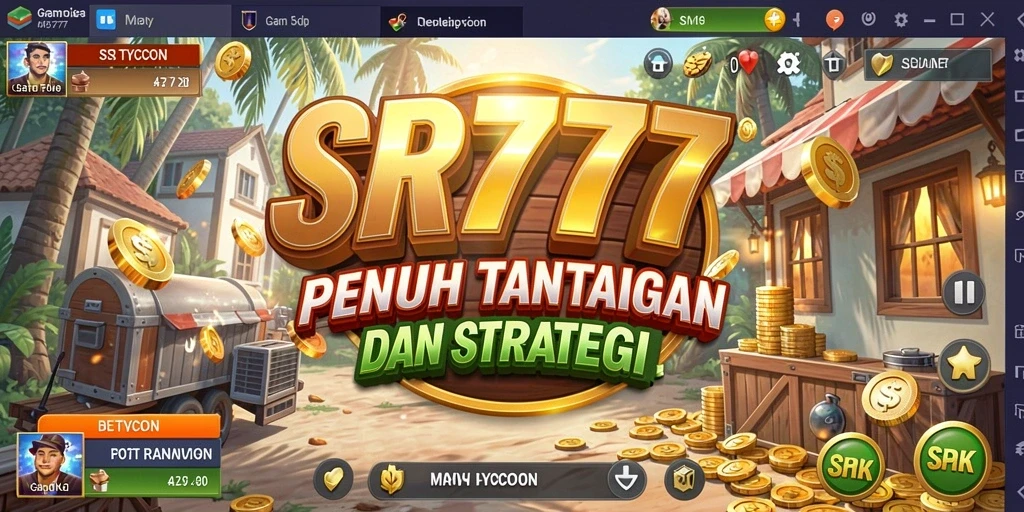 Tampilan utama gameplay SR777 yang menarik dan interaktif.